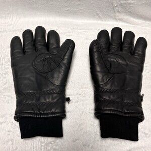 Vintage Conroy Leather Ski Gloves Black Women’s M Made in Japan Insulated